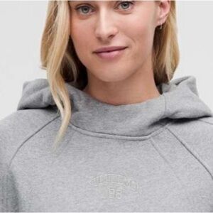 Lululemon Scuba NWT Graphic Oversized Hoodie Heathered Medium Grey